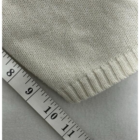 Christopher & Banks Sweate XL Hand Embroidered Cat Kitty Flowers Cottage Grandma - Picture 9 of 11